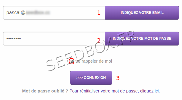 Connexion au Manager