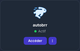 Carte Autobrr active