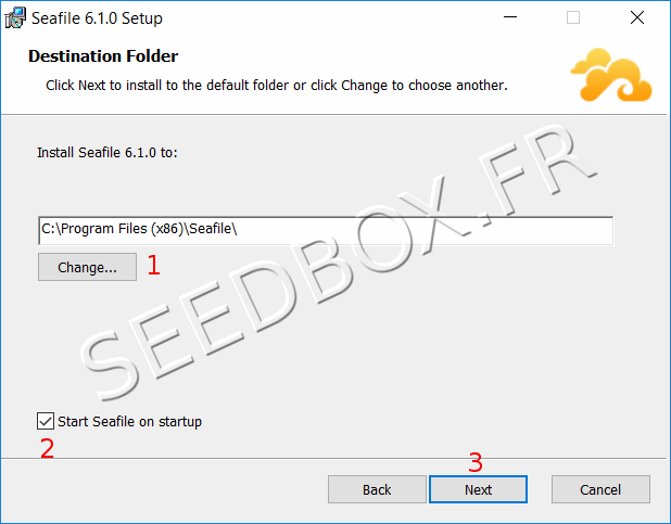 Installation - étape 2