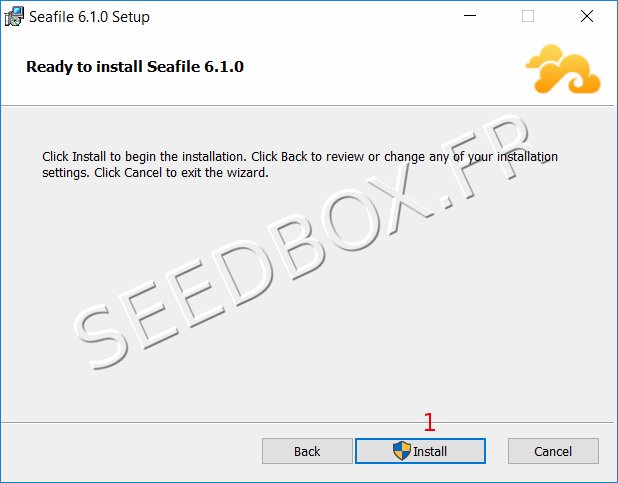 Installation - étape 3