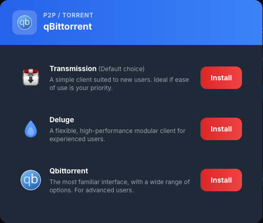 تحديد Deluge في إعدادات P2P