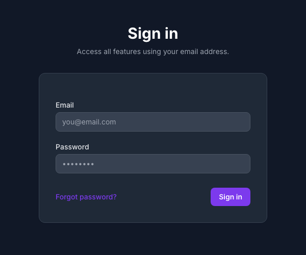 Seedbox.fr sign-in page with the password reset link