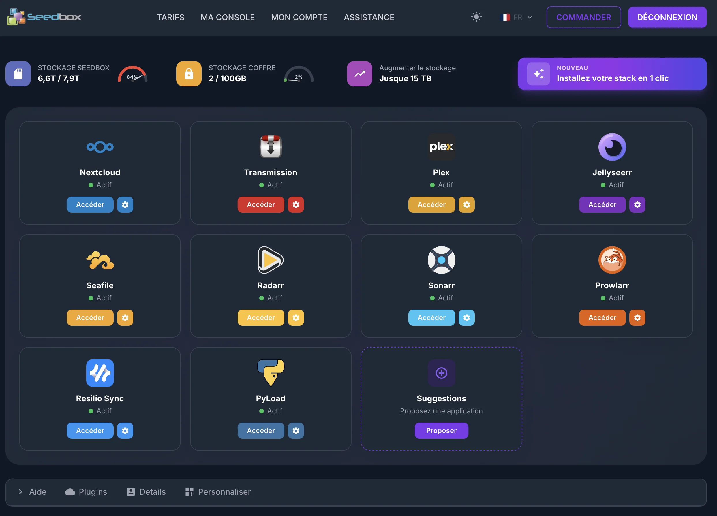 Console Seedbox