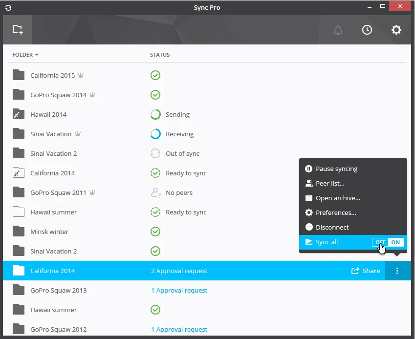 Resilio Sync sur Seedbox.fr