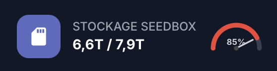Stockage Seedbox