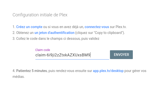Plex installation