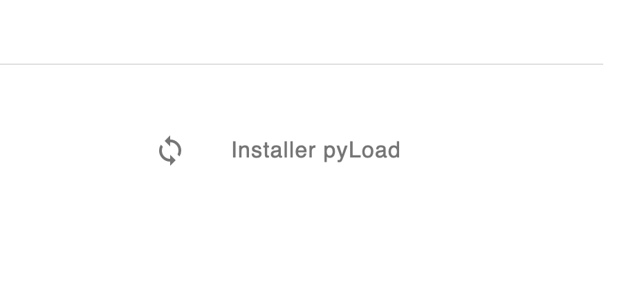 PyLoad étape 1